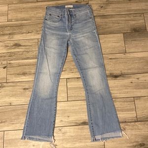 Madewell Cali Demi boot jeans size 25 in waist